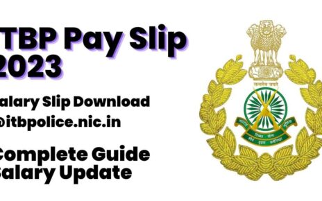 ITBP Pay Slip 2023 Download Online