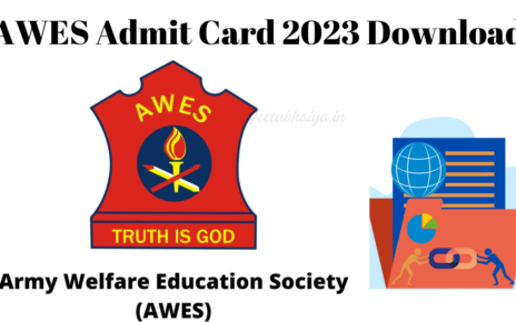 AWES Admit Card 2023 Download